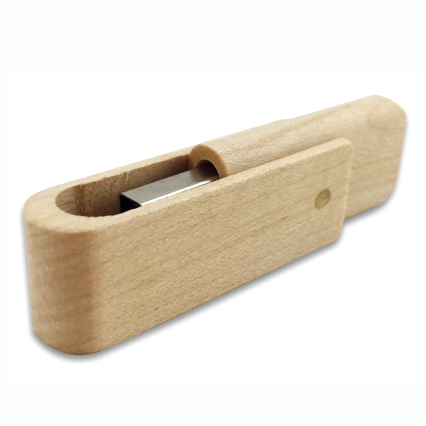 Wooden USB pendrive, Wooden Swivel USB