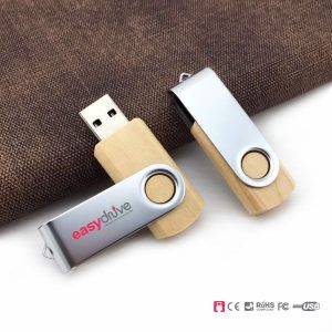 custom made maple wood USB pendrive from Easydrive Malaysia